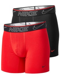 Nike Herren Elite Baumwoll-Stretch Boxershorts 2er-Pack Schwarz
