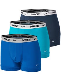 Nike Herren Baumwoll-Stretch Trunk 3er-Pack Marineblau/Blau  