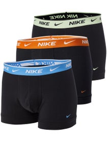 Nike Herren Baumwoll- Stretch Trunk 3er-Pack Schwarz/Orange/Blau