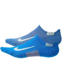 Chaussettes de running Nike bleu Homme