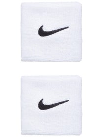Nike Swoosh Singlewide Wristbands White