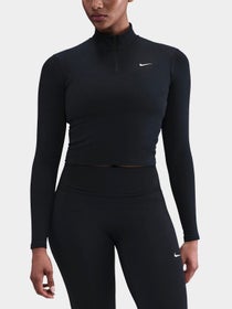 Nike Women's One Fitted 1/4 Zip Longsleeve