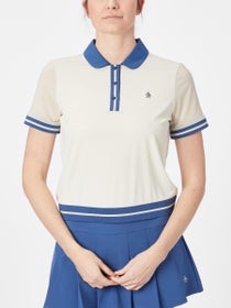 Original Penguin Women's Crop Colorblock Polo