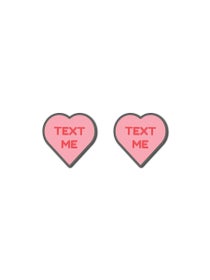 Racquet Inc Text Me Heart 2er-Pack D&#xE4;mpfer