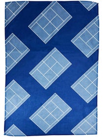Racquet Inc Tennis Courts Towel Blue