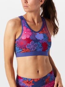 Reggiseno sportivo Rabbit Utilibra-Vo Blu Floral