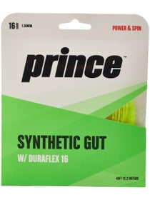 Prince Synthetic Gut Duraflex 1.30mm Tennissaite - 12,2m Set