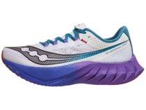 Saucony Endorphin Pro 4 Herren Laufschuhe Wei&#xDF;/Shadow