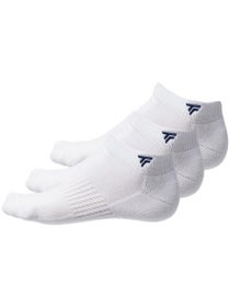 Tecnifibre 3-Pack Low Cut Socks White