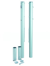 Tegra Tennis Pfosten Alu, Rund, Eloxiert, 83mm Set