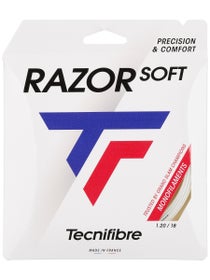 Cordage Tecnifibre Razor Soft 18 / 1.20 mm White 