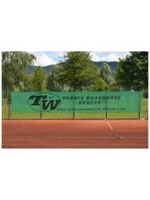 Tennis Schutzblende 2 x 12m Gr�n/Schwarz
