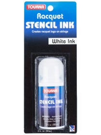 Tourna Logo Stencil White Ink