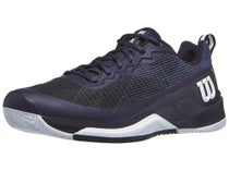 Chaussures Homme Wilson Rush Pro 4.5 Navy Blazer/Blanc - TERRE BATTUE