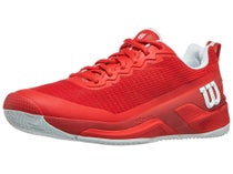 Chaussures Homme Wilson Rush Pro 4.5 Infrared/Blanc - TERRE BATTUE