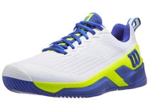 Zapatillas hombre Wilson Rush Pro 4.5 Blanco/Azul/Amarillo MULTIPISTA