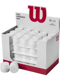 Boite de 60 surgrips Wilson Pro Perforated blancs