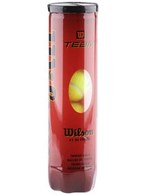 Wilson Team W Practice Tennis 4-Ball Can