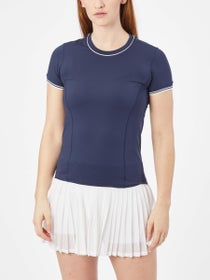 Wilson Women Baseline Seamless Top Navy L