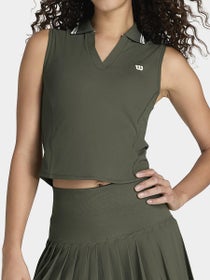 Wilson Women's Spring Rib Sleeveless Polo