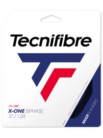 Cordage Tecnifibre X-One Biphase noir 1,24 mm - 12,2 m