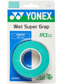 3 surgrips Yonex Super Grap verts