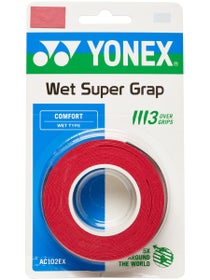 3 Surgrips Yonex Super Grap Rouge