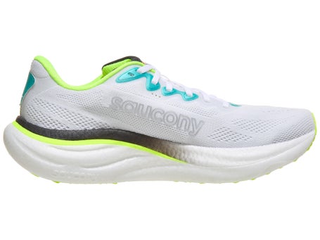 Saucony Ride 19\Mens Shoes\White/Citron