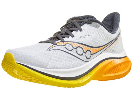 Saucony Endorphin Speed 5\Mens Shoes\White/Fuego