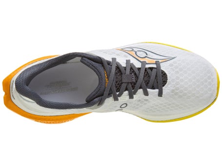 Saucony Endorphin Speed 5\Mens Shoes\White/Fuego