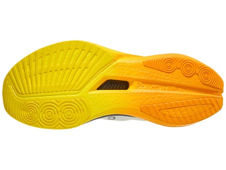 Saucony Endorphin Speed 5\Mens Shoes\White/Fuego
