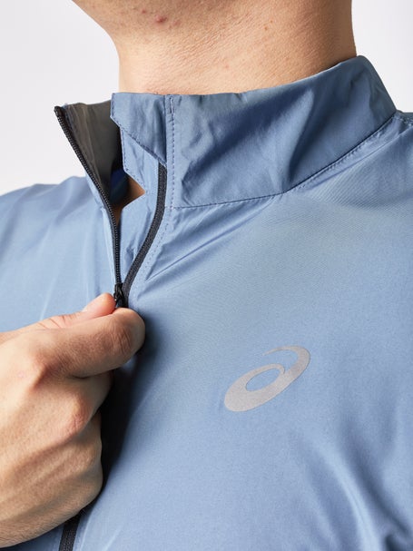 blue asics jacket