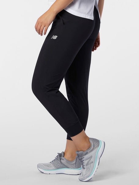 New Balance NB Dry Leggings Women Size Medium Black Pull on Polyester  Spandex