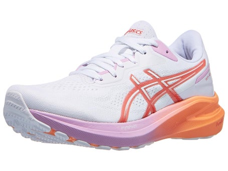 ASICS GT 1000 13\Womens Shoes\White/Coral Reef