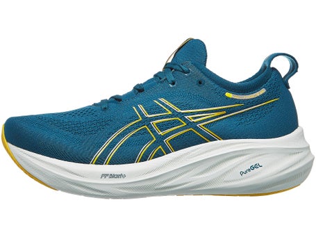 ASICS Gel Nimbus 26 Men's Shoes Evening Teal/Mustard - Running ...