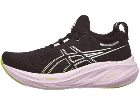 ASICS Gel Nimbus 26 Women's Shoes Black/Neon Lime - Running Warehouse Europe