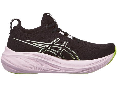 Zapatillas mujer ASICS Gel Nimbus 26 Negro Lima Neón