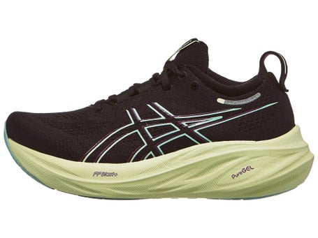 ASICS Gel Nimbus 26 Damen Laufschuhe Schwarz Matcha