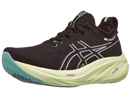 ASICS Gel Nimbus 26\Womens Shoes\Black Cool Matcha