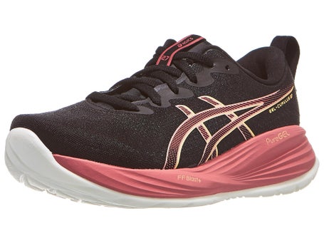 ASICS Gel Cumulus 27 Damen Laufschuhe Black Orange Glow