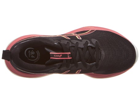 ASICS Gel Cumulus 27 Damen Laufschuhe Black Orange Glow