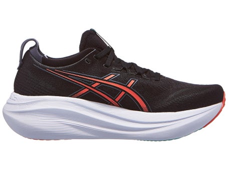 ASICS Gel Nimbus 27 Herren Laufschuhe Schwarz Coral