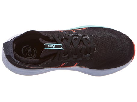 ASICS Gel Nimbus 27 Herren Laufschuhe Schwarz Coral