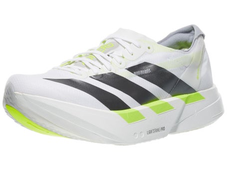 adidas adizero Adios Pro 4\Mens Shoes\White/Iron/Yel