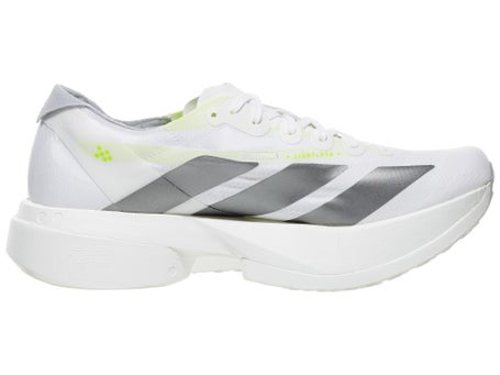 adidas adizero Adios Pro 4\Mens Shoes\White/Iron/Yel