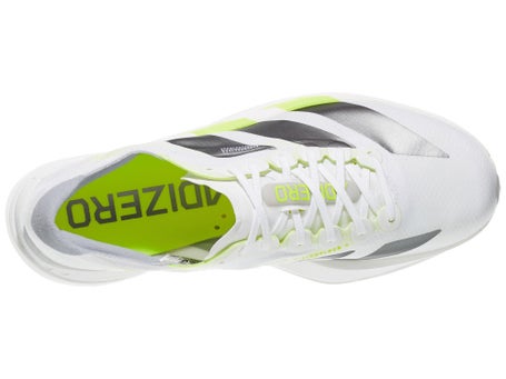 adidas adizero Adios Pro 4\Mens Shoes\White/Iron/Yel