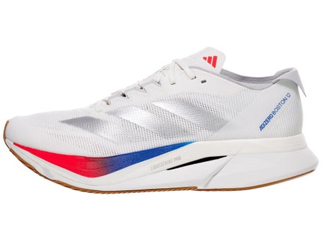 adidas Adizero Boston 12 Damen Laufschuhe Weiß Silber