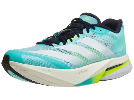 adidas adizero Boston 13 Herren Laufschuhe Aqua Weiß