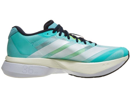 adidas adizero Boston 13 Herren Laufschuhe Aqua Weiß
