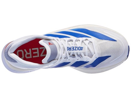 adidas adizero Boston 13\Mens Shoes\White/Blue/Silver